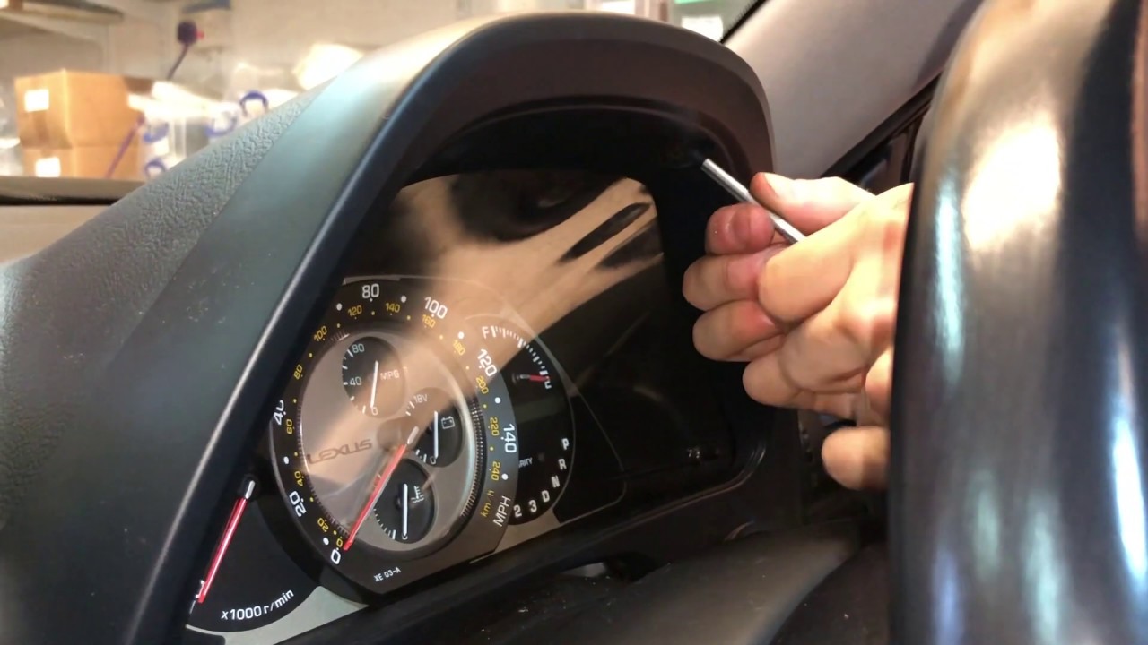 How To Remove Lexus IS200 IS300 Speedo Instrument Cluster DIY