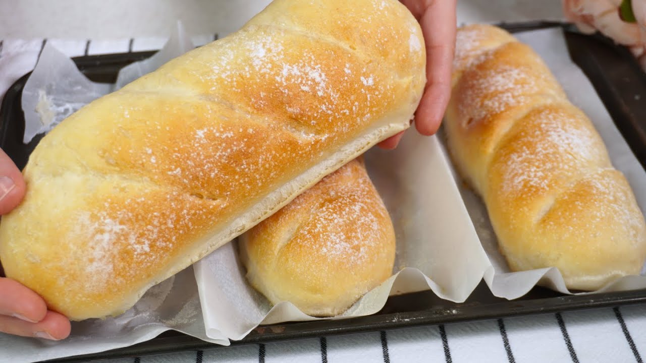 Incredible Bread Recipe From A Spanish Chef! Easy & Quick Baguette Bread