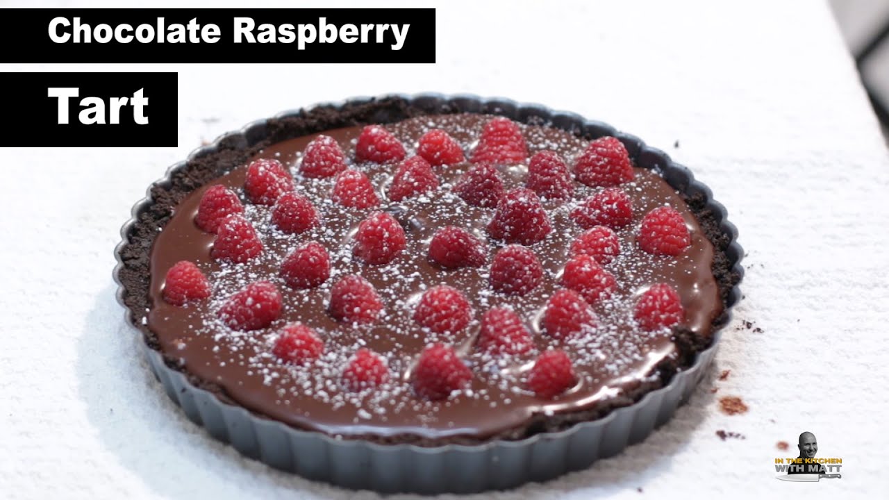 Easy No Bake Chocolate Raspberry Tart Recipe