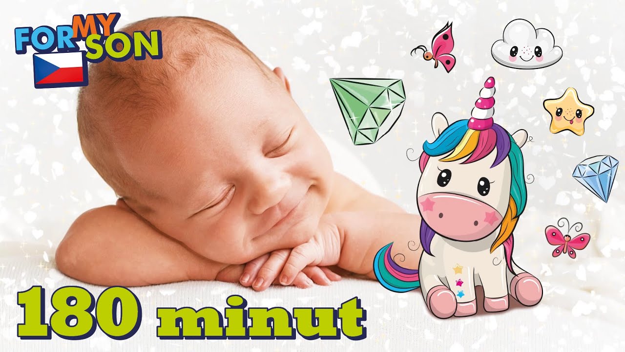 🇨🇿♫👶🦄❤️ ~~ BEZ REKLAM ~~ Ukolébavky na dobrou noc ♫ Kráské usínání 🌙 3 hod #ForMySonCZ