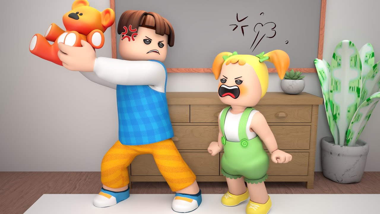 ROBLOX Brookhaven 🏡RP - FUNNY MOMENTS: The Bacon Hair Hates Little Sister | Roblox Master