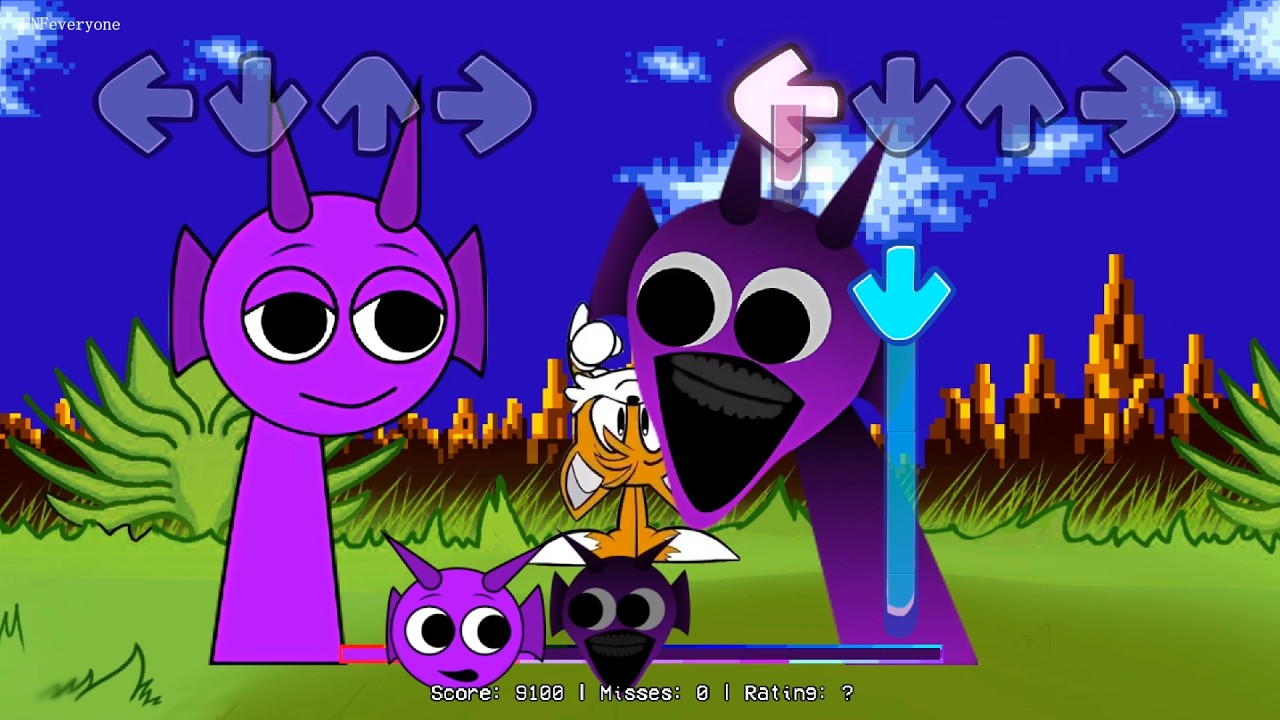 FNF Sprunki Horror Versions Vs Normal Versions Sings Chasing (Incredibox Sprunki/FNF Mods)