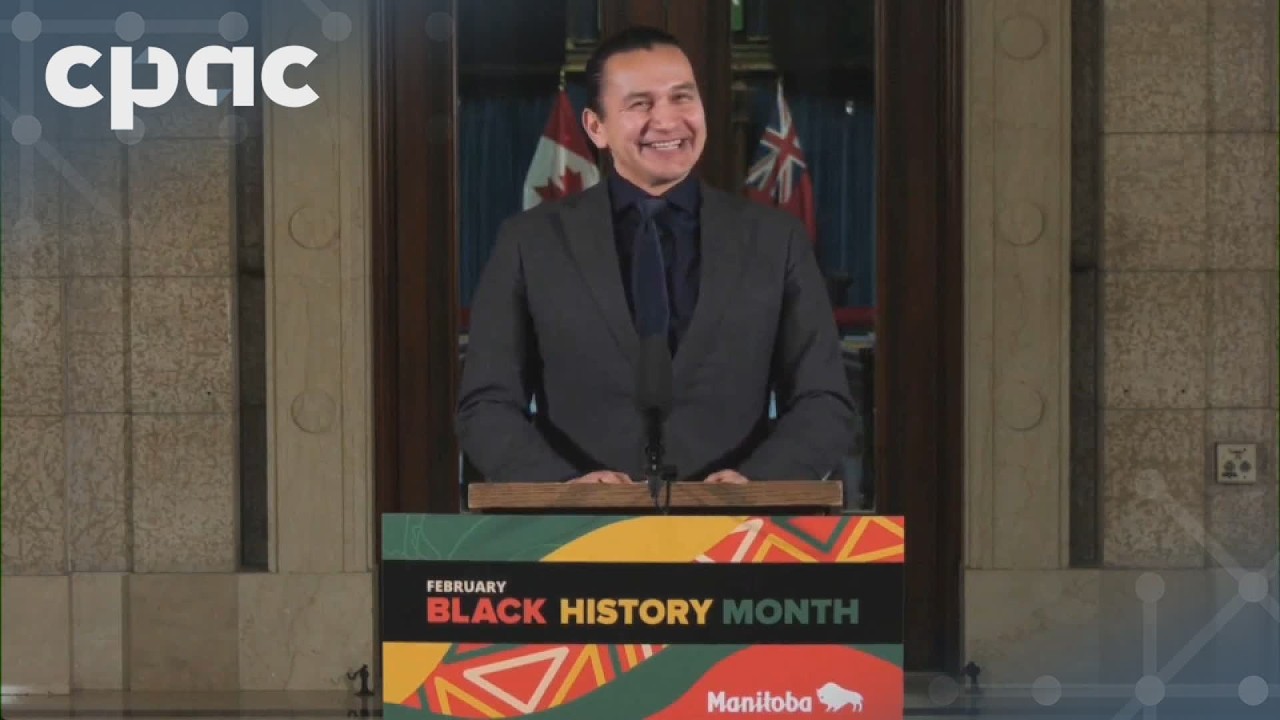 11:30 CT / 12:30 ET: Manitoba Premier Wab Kinew attends Black History Month celebration
