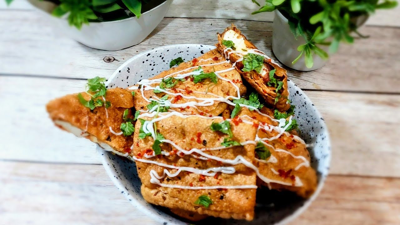 PANEER PAPAD POCKET RECIPE.                               पनीर पापड़ पॉकेट रेसिपी |