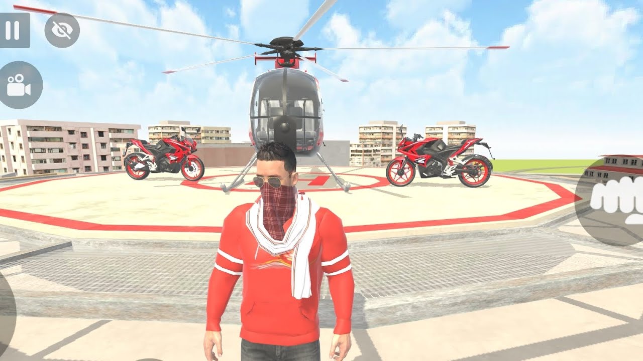 Farkiln order by 1️⃣helicopter & 2️⃣superbike Indian 🇮🇳 game | indian theft aura simulator 🎮