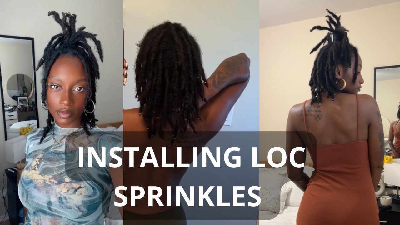 INSTALLING LOC SPRINKLES | Simple & Easy Tutorial | Ashley Fowler