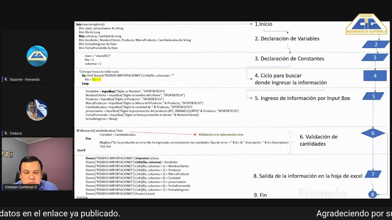 Excel y Visual Basic para Aplicaciones desde Excel