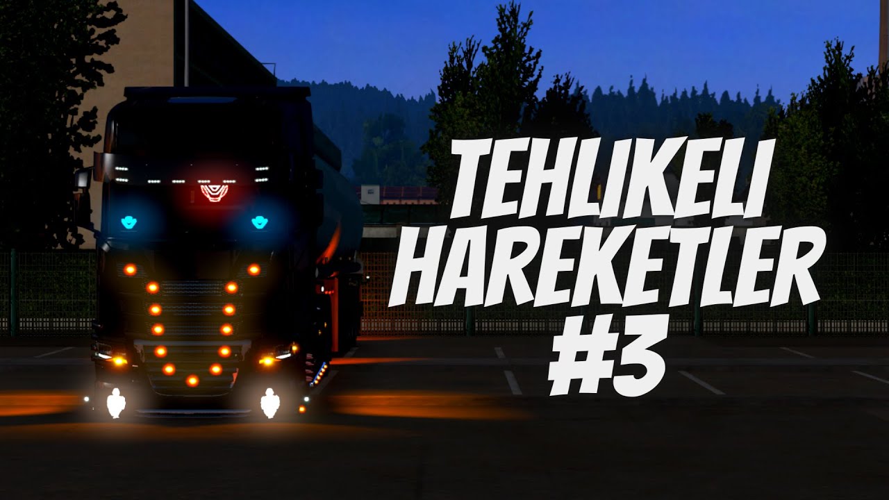 🐍 Tehlikeli Hareketler#3 🐍 | Makas + Tek Teker | TruckersMP