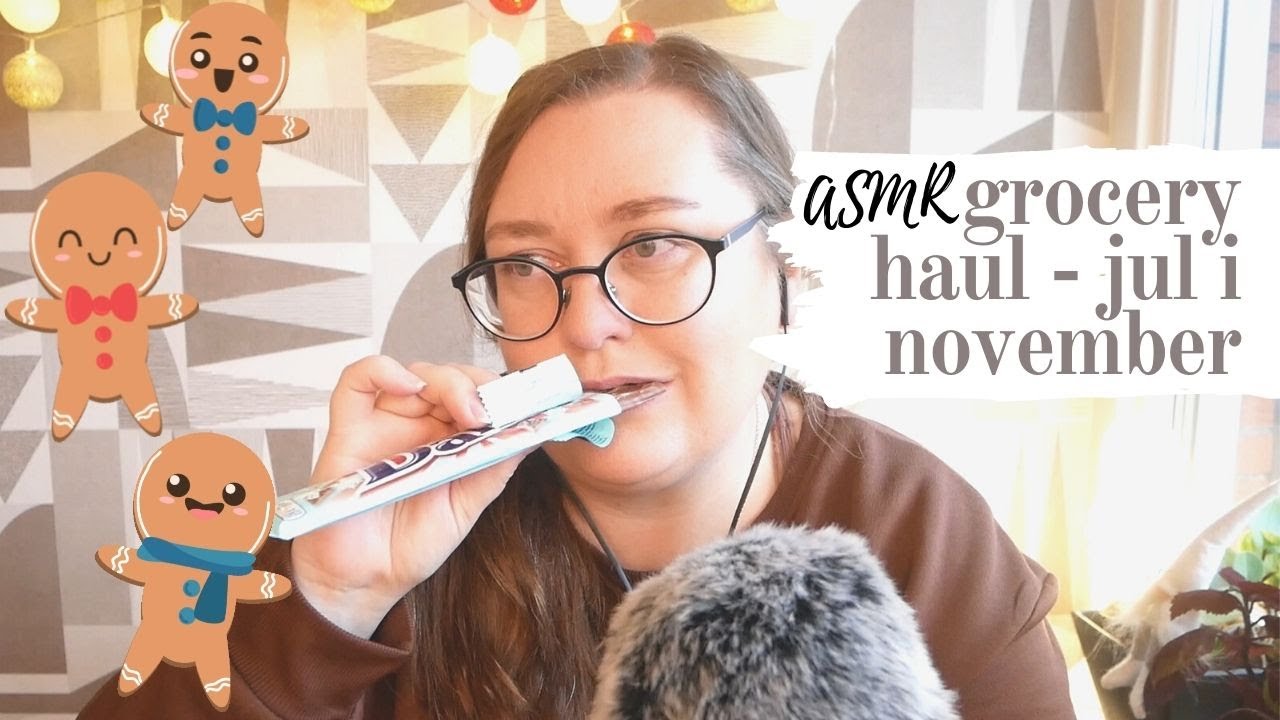 ASMR på svenska: Grocery haul - jul i november