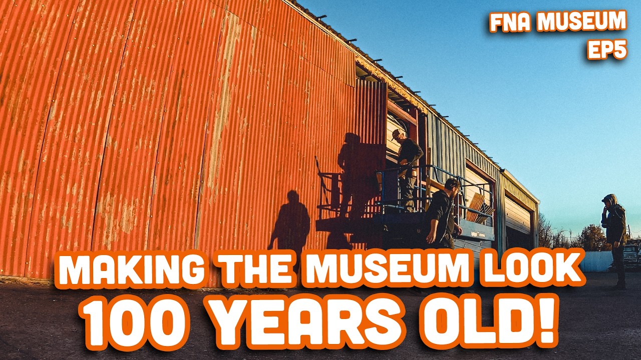 Making the Museum look 100 years old! // FNA Museum Build Ep5