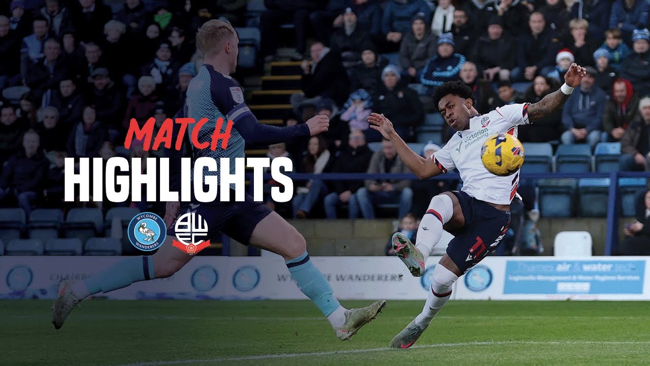 Highlights | Wycombe Wanderers v Wanderers
