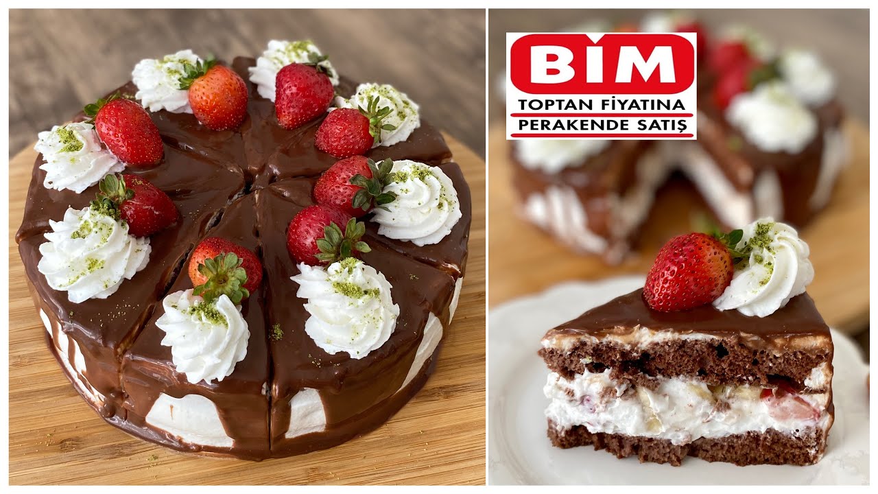 BİM MALZEMELERİYLE 15 TL’YE ŞAHANE YAŞ PASTA TARİFİ ! PRATİK, LEZZETLİ VE HESAPLI TARİFLER SERİSİ