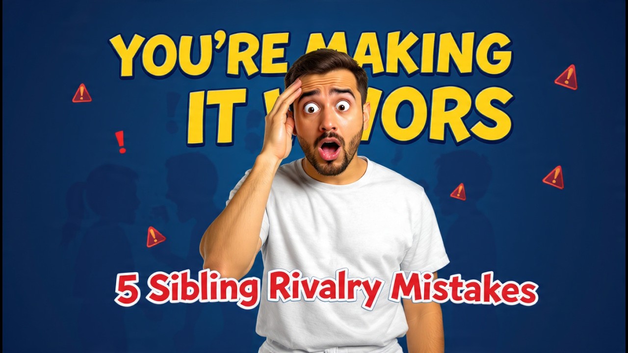 5 Mistakes Parents Make That Actually Increase Sibling Rivalry And How to Fix Them