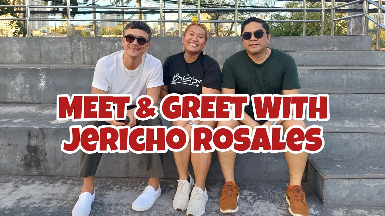 MEET & GREET WITH JERICHO ROSALES #artist #jerichorosales #gwapo