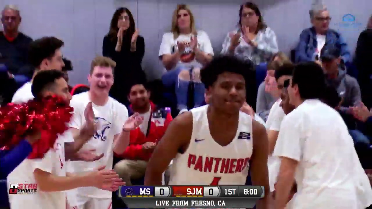 Madera South vs San Joaquin Memorial High School Boys Basketball LIVE 1/9/19