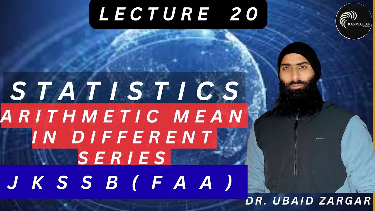 ARITHMETIC MEAN IN DIFFERENT SERIES|FAA|