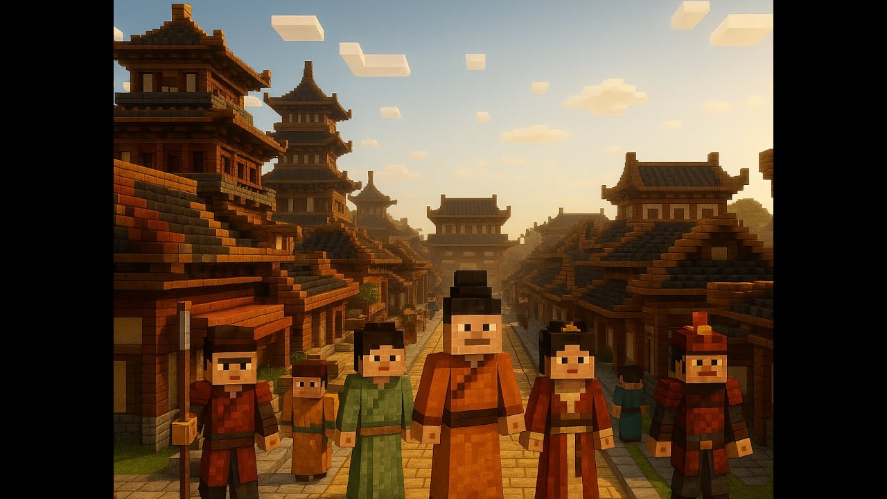 Chang'an 2/3 Work in Progress| MINECRAFT Tang Dynasty Map