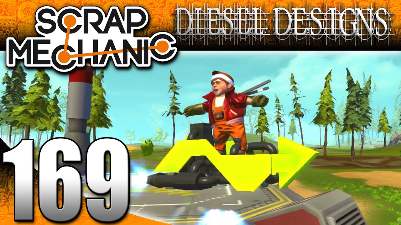 Scrap Mechanic Gameplay :E169: Hover Board, New Blocks, Jet Pack, Crazy Builds! (HD Creations)