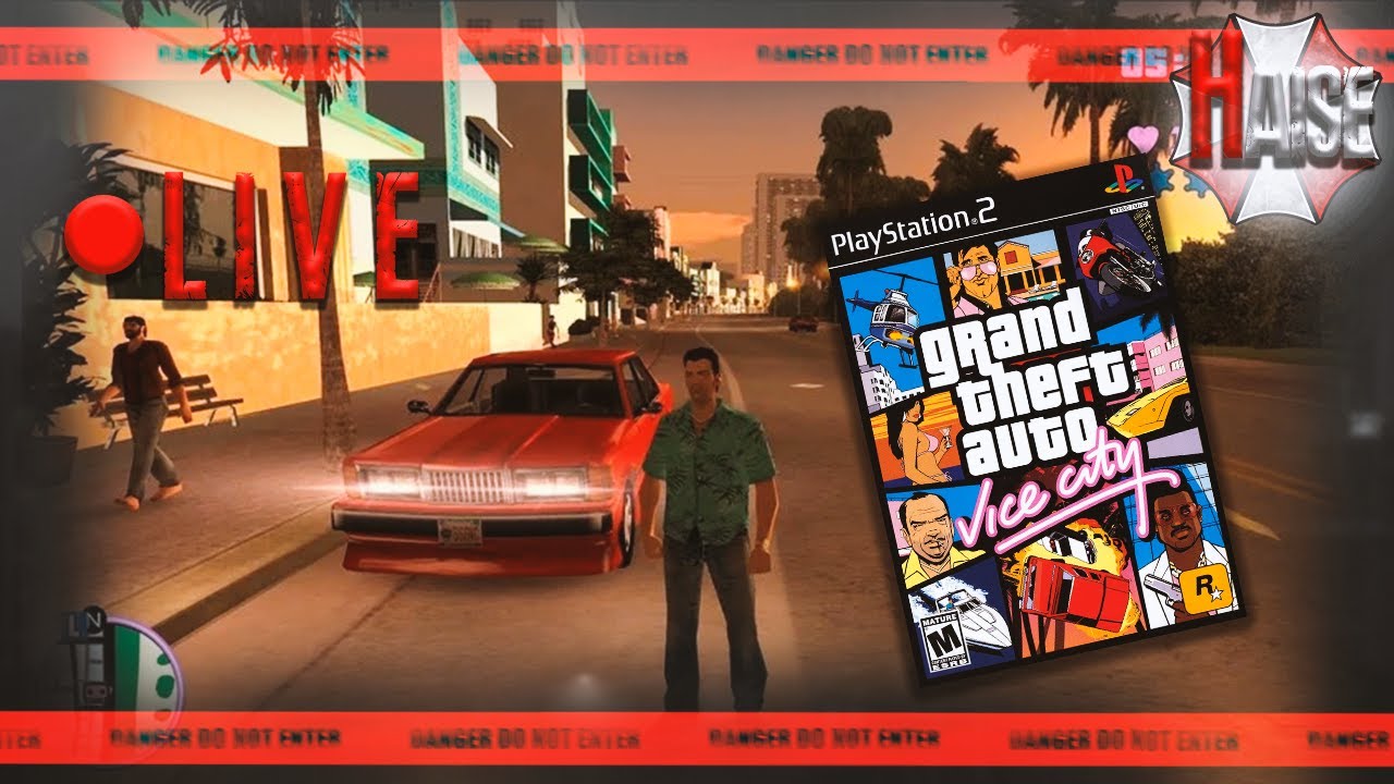 AO VIVO | ZERANDO VICE CITY A PRIMEIRA VEZ