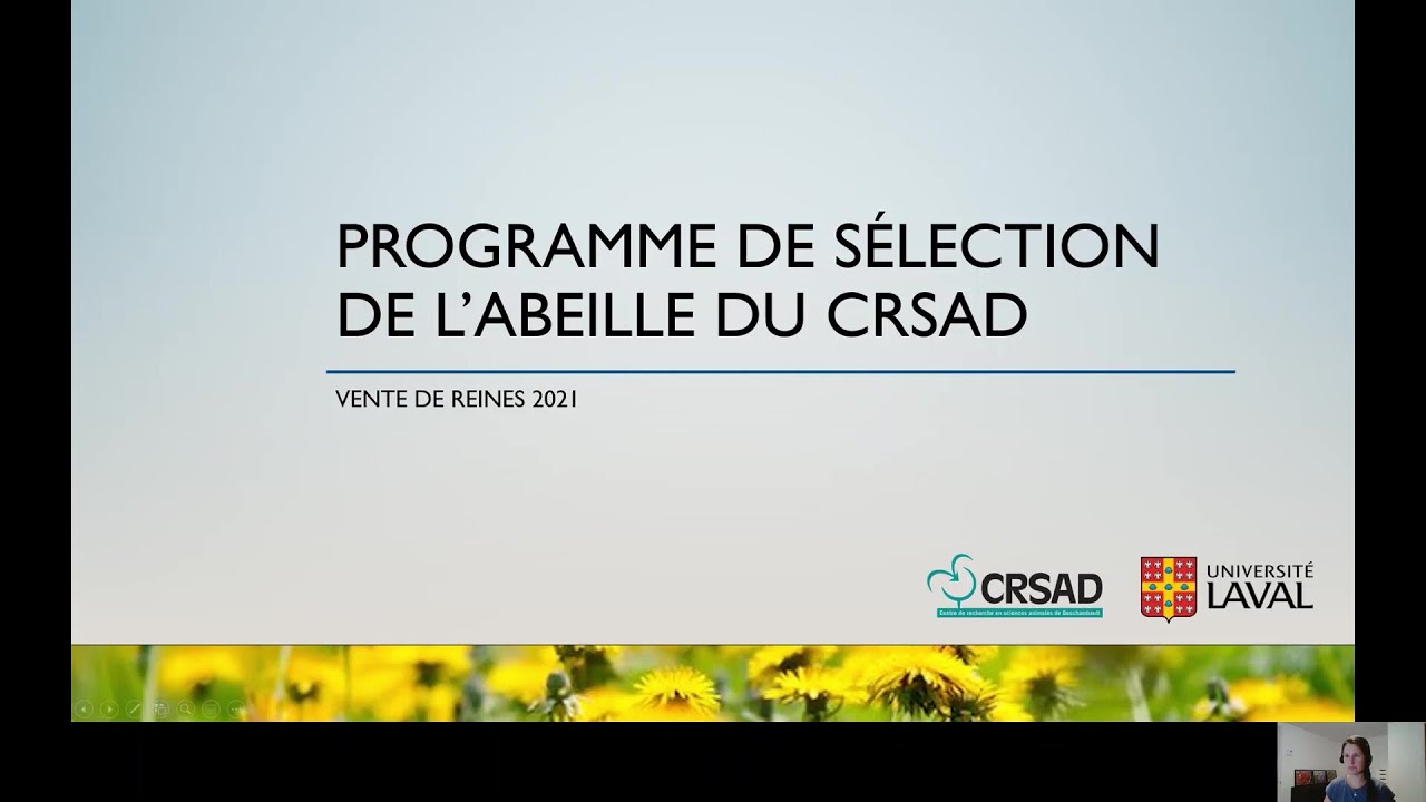 Programme de sélection génétique apicole CRSAD et vente de reines 2021