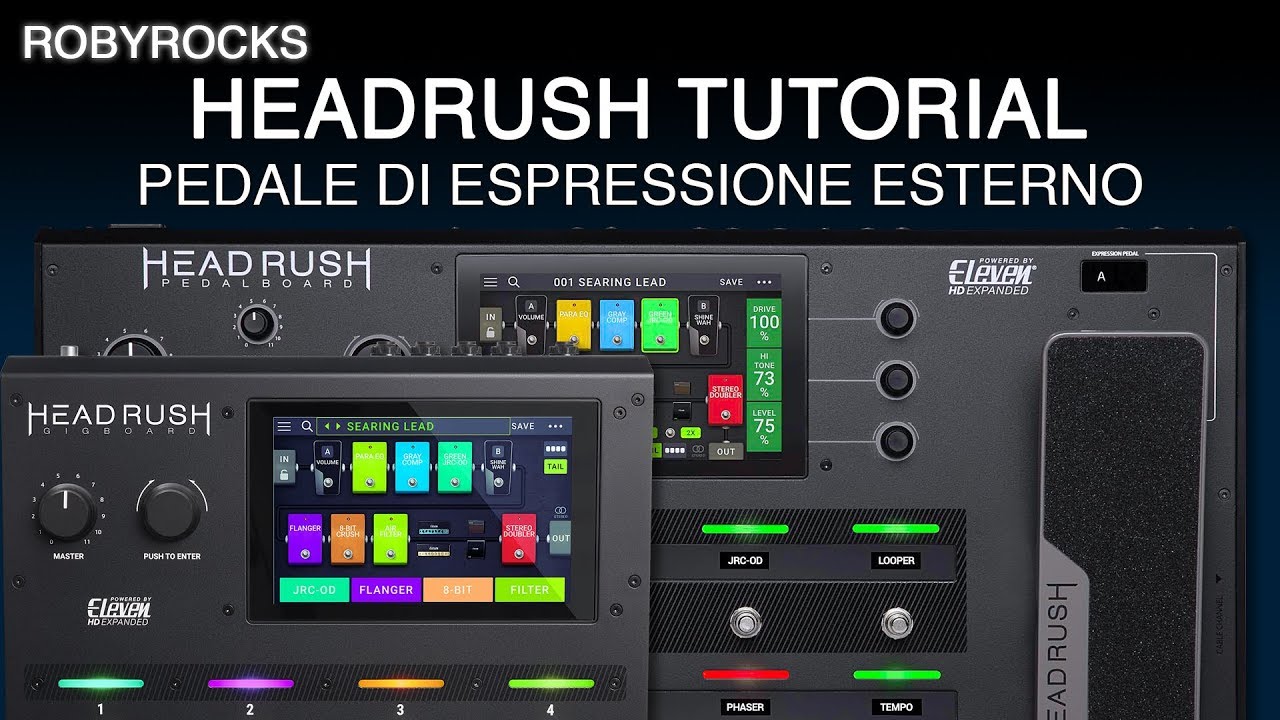Headrush Tutorial | 14 - Pedale di espressione esterno