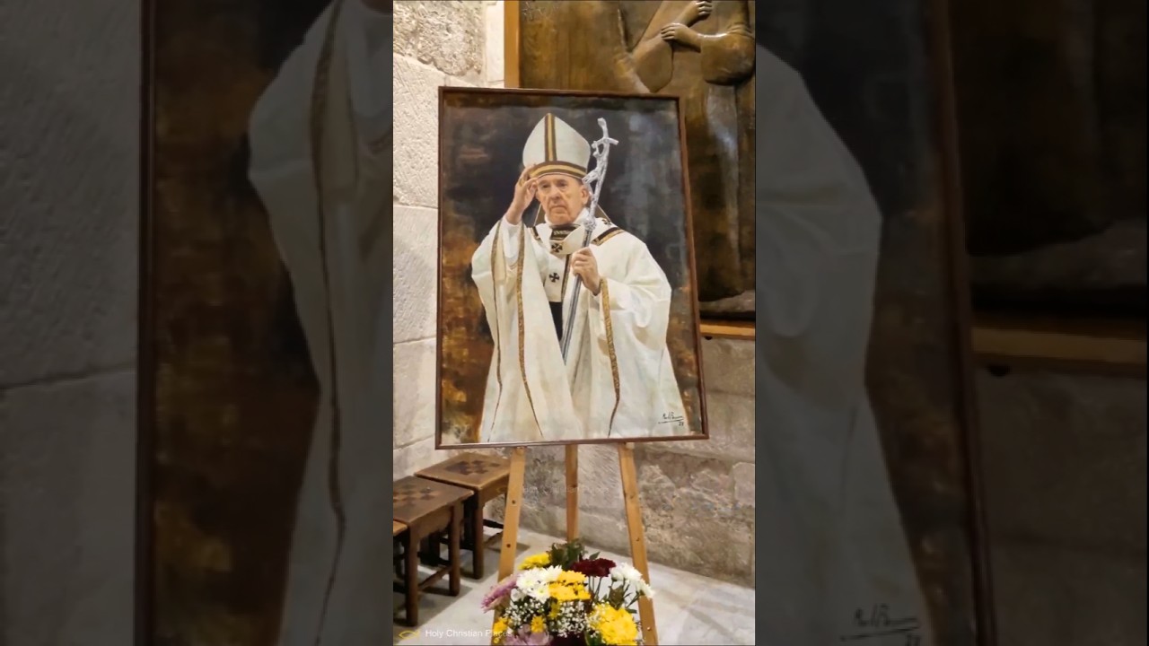 Honoring Pope Francis in the Church of the Holy Sepulchre | Jerusalem