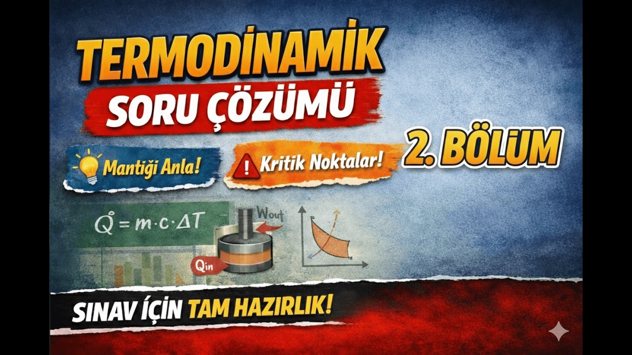TERMODİNAMİK | 2. BÖLÜM SORU ÇÖZÜMÜ ( 46 - 47. Sorular )