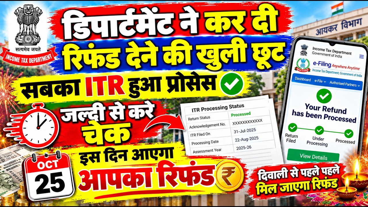 ITR Refund Big Update 2026 || Today's Major Update || ITR Not Processed? Refund Not Received?