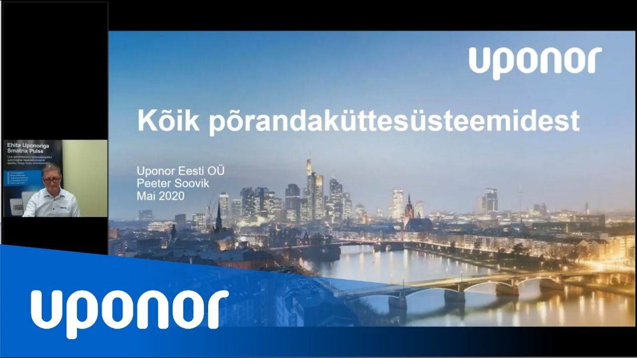 Kõik põrandaküttesüsteemidest | Uponori veebinar