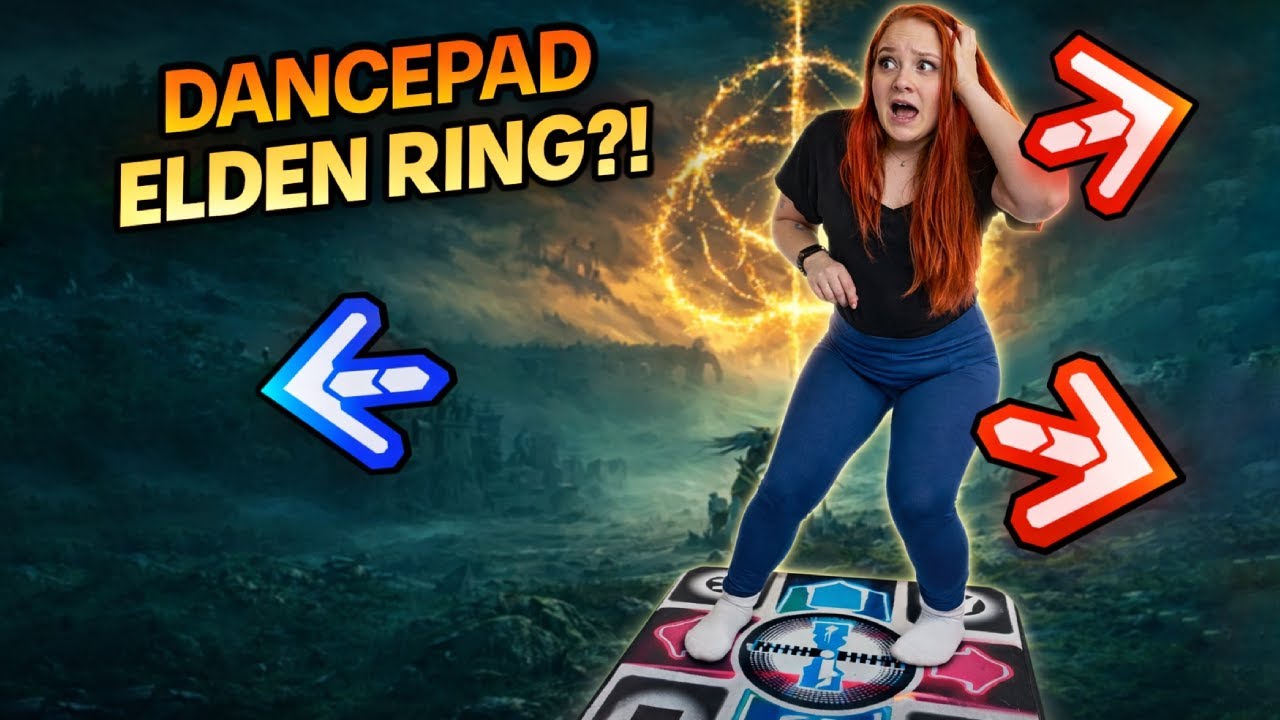 I COMPLETED ELDEN RING ON A DANCEPAD!