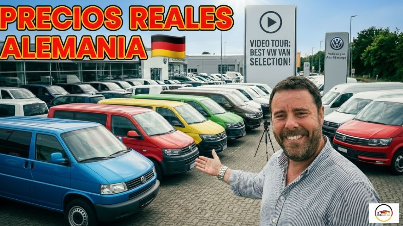 ¿CUANTO CUESTA COMPRAR una FURGONETA en ALEMANIA? PRECIOS REALES de CAMPERS Y VEHÍCULOS INDUSTRIALES