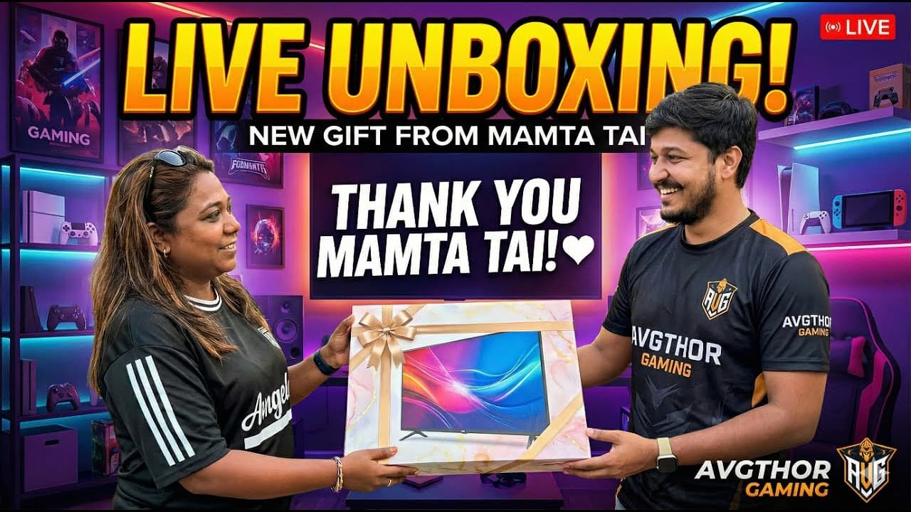 Special Gift from Mamta Tai 🎁 Gaming Setup Upgrade Live! @avgthorgaminglive8386