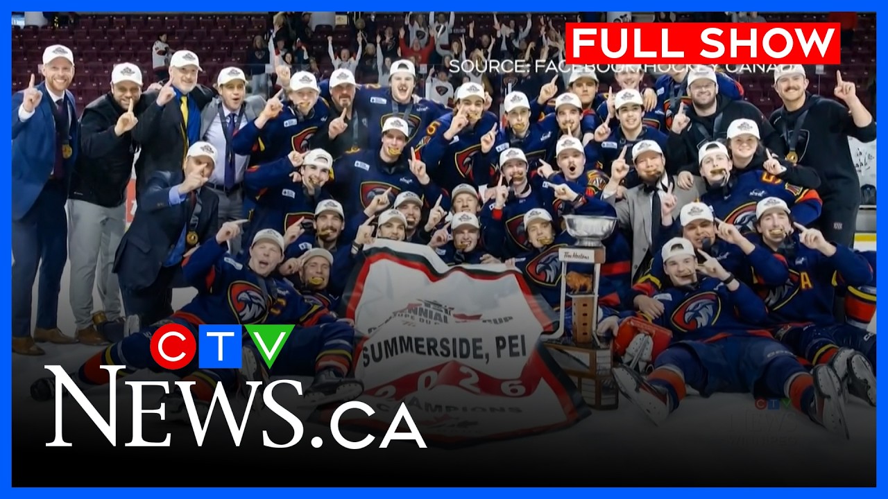 Niverville Nighthawks впервые выигрывают Centennial Cup | CTV News Winnipeg в шесть часов вечера ...