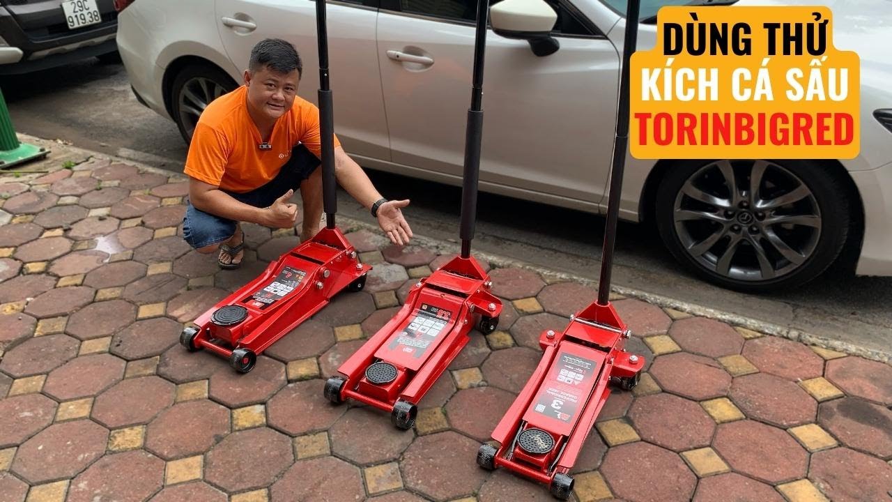 Thử dùng Kích Cá Sấu Torin Bigred cho xe hơi và xe tải