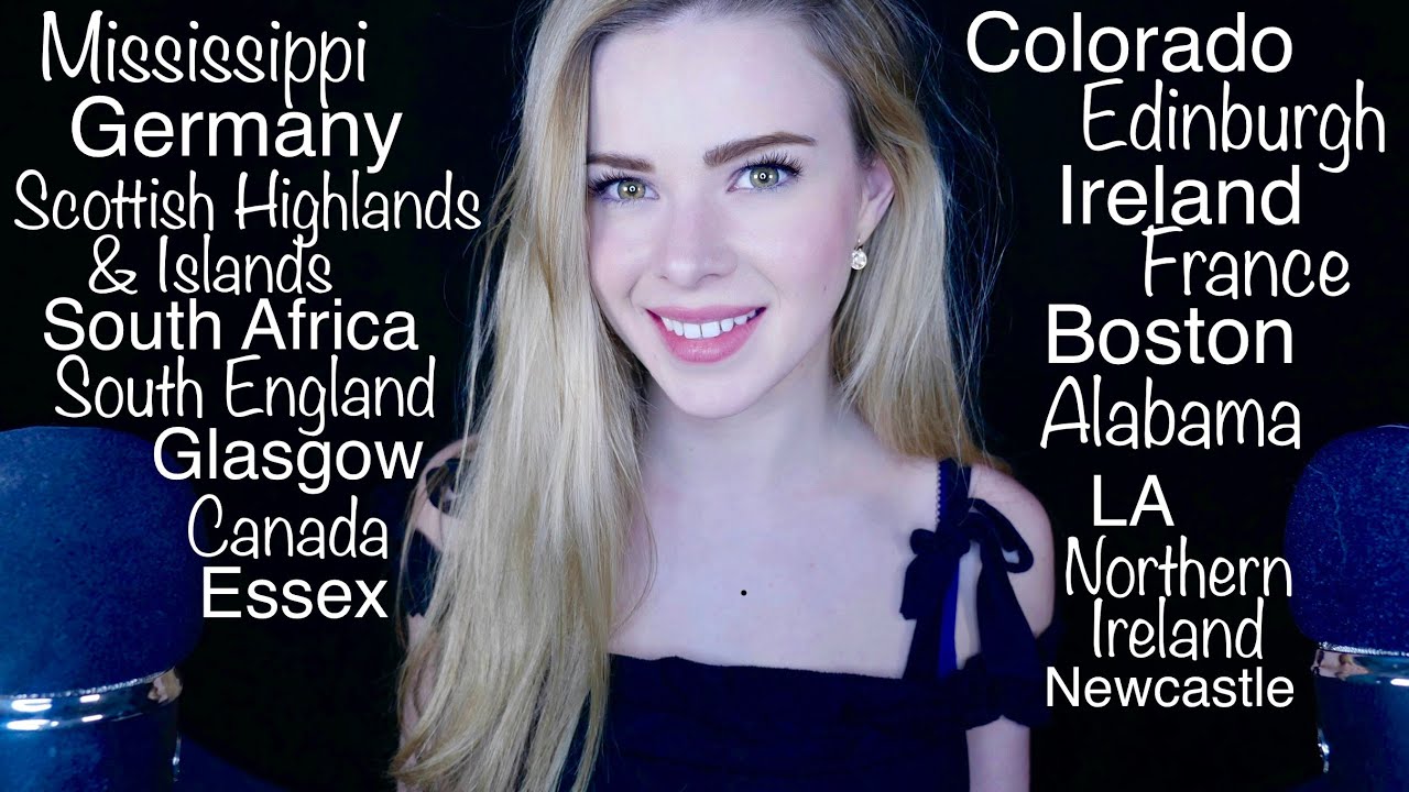 ASMR ACCENT TEST ~ Which Accent Makes YOU Tingle?