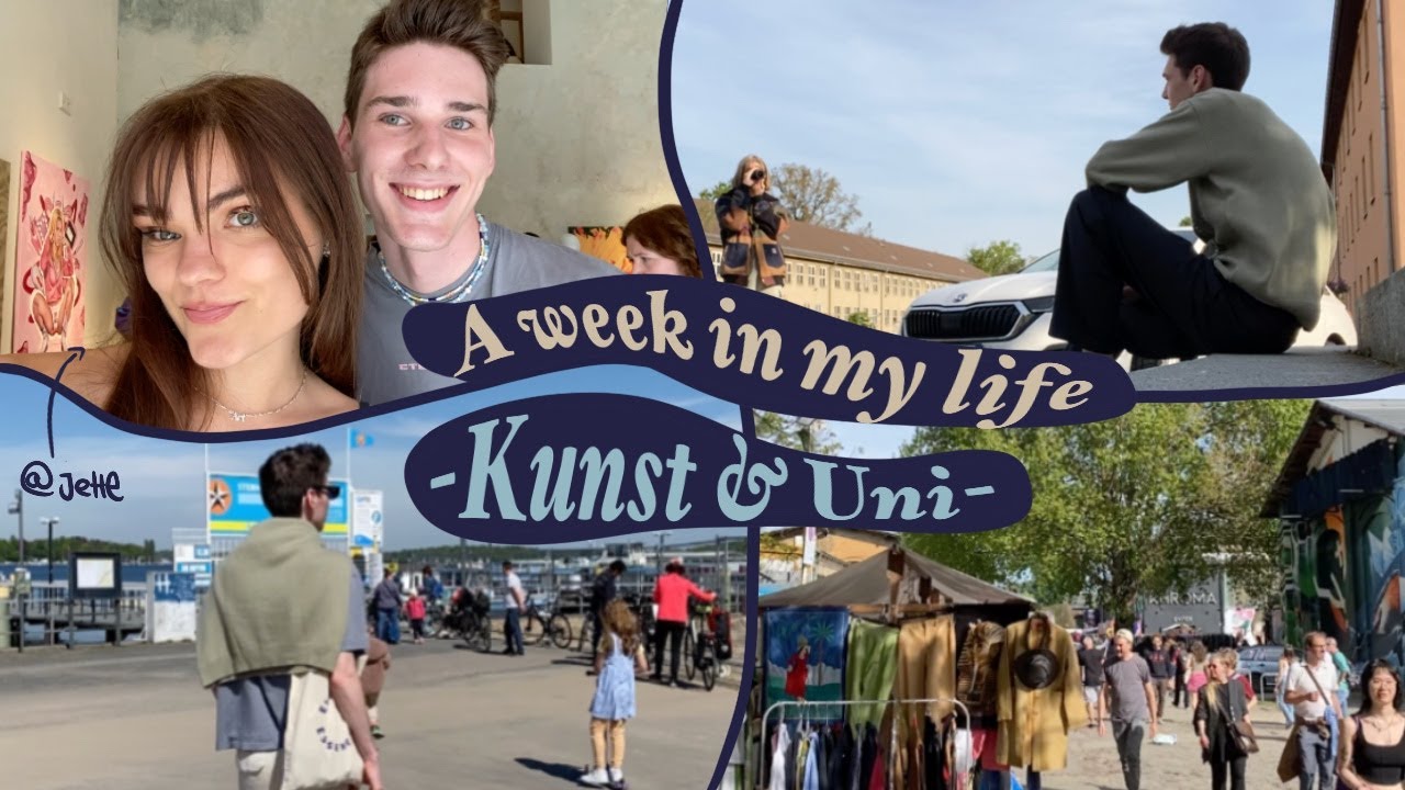 A week in my life: Uni, Kunstausstellung, Arbeiten - Weekly Vlog 01