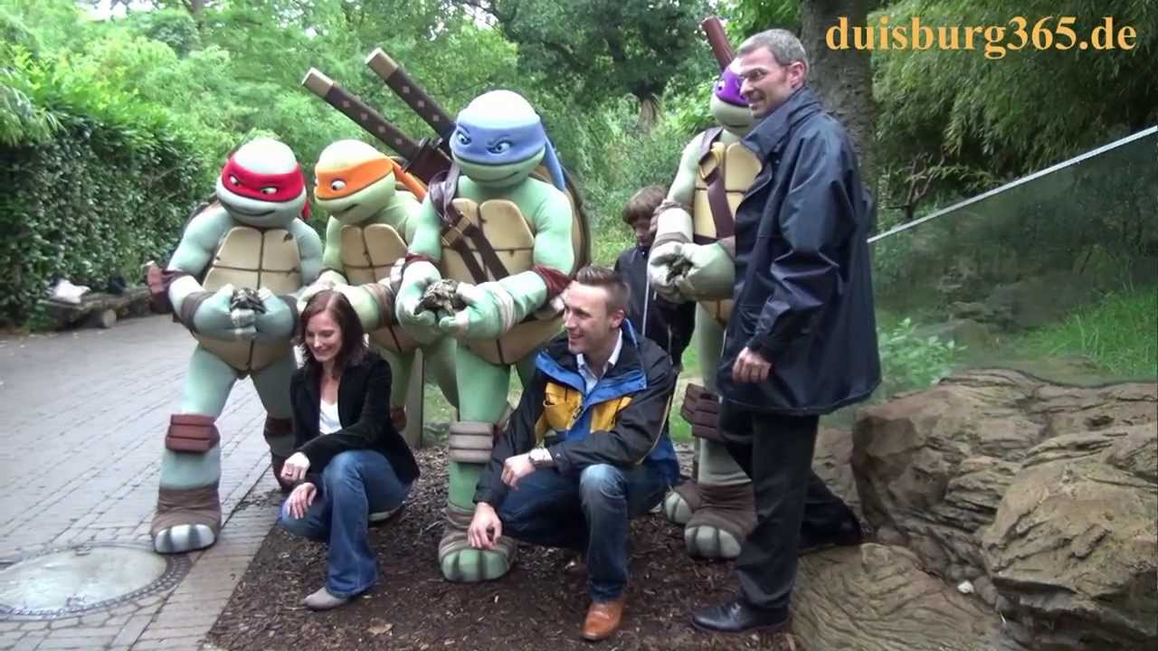Teenage Mutant Ninja Turtles übernehmen Patenschaft im Zoo Duisburg
