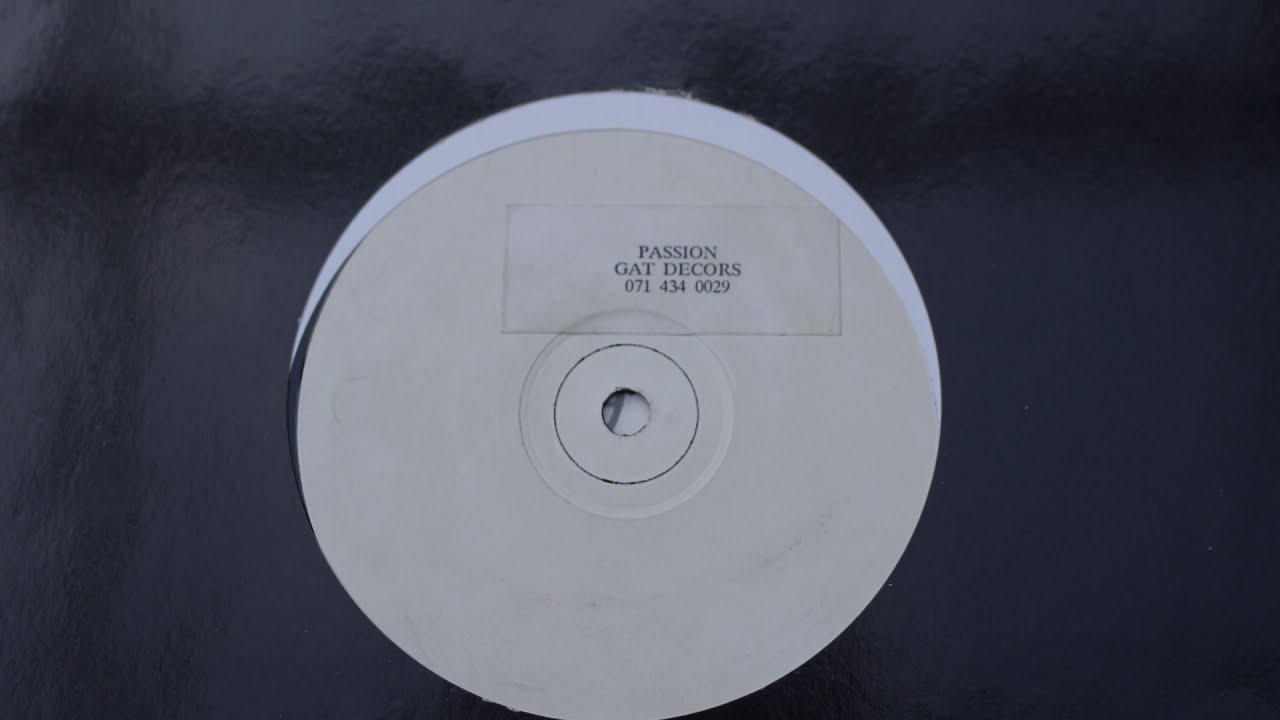 Gat Decor v Degrees of Motion - Degress of Passion (The Original Bootleg white label mix) 1994