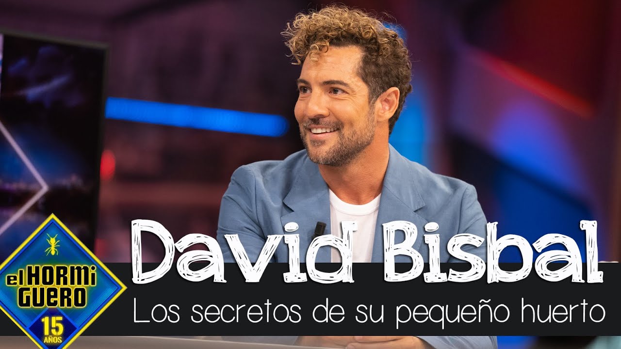 David Bisbal cuenta los secretos de su pequeño huerto: 