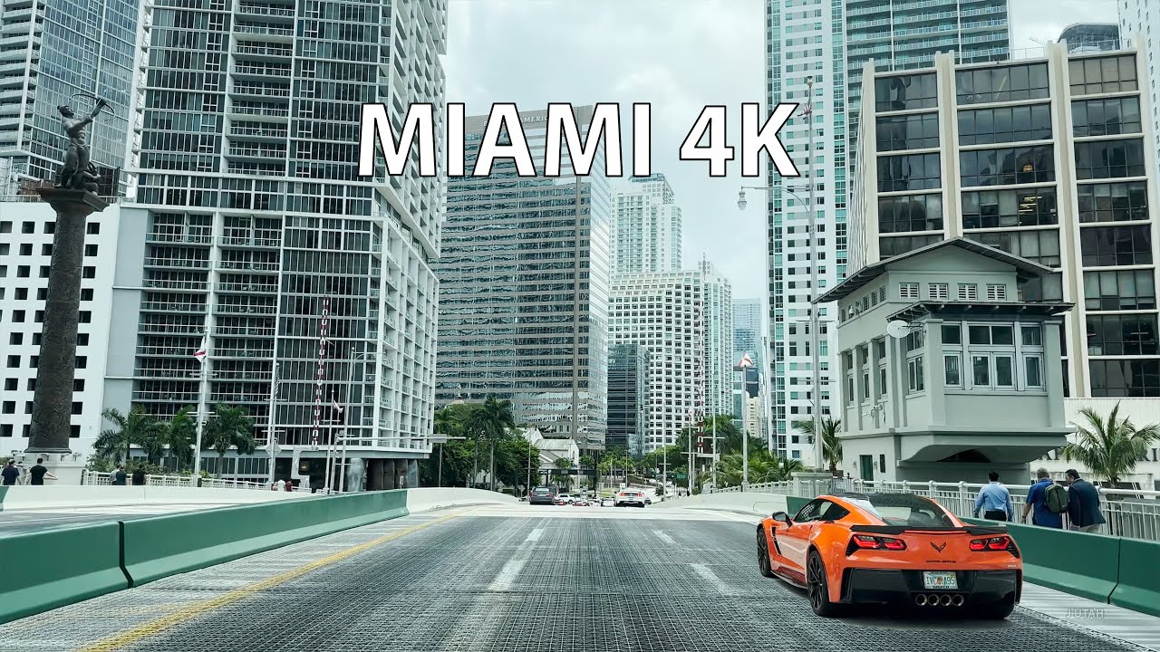 Miami 4K HDR - Ambient Drive TV - South Miami