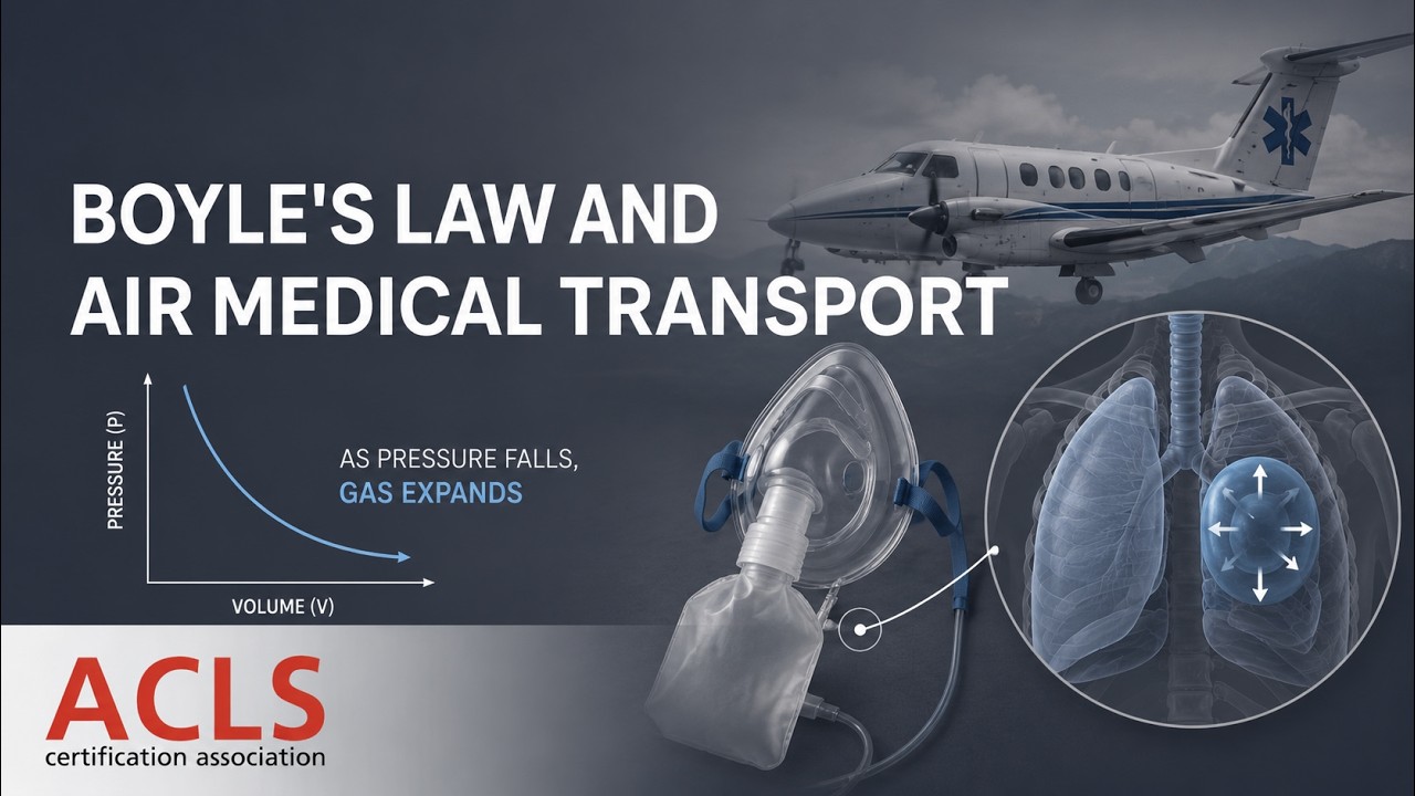 Boyle’s Law in Medical Flight: Gas Expansion at Altitude | ACLS Certification Association