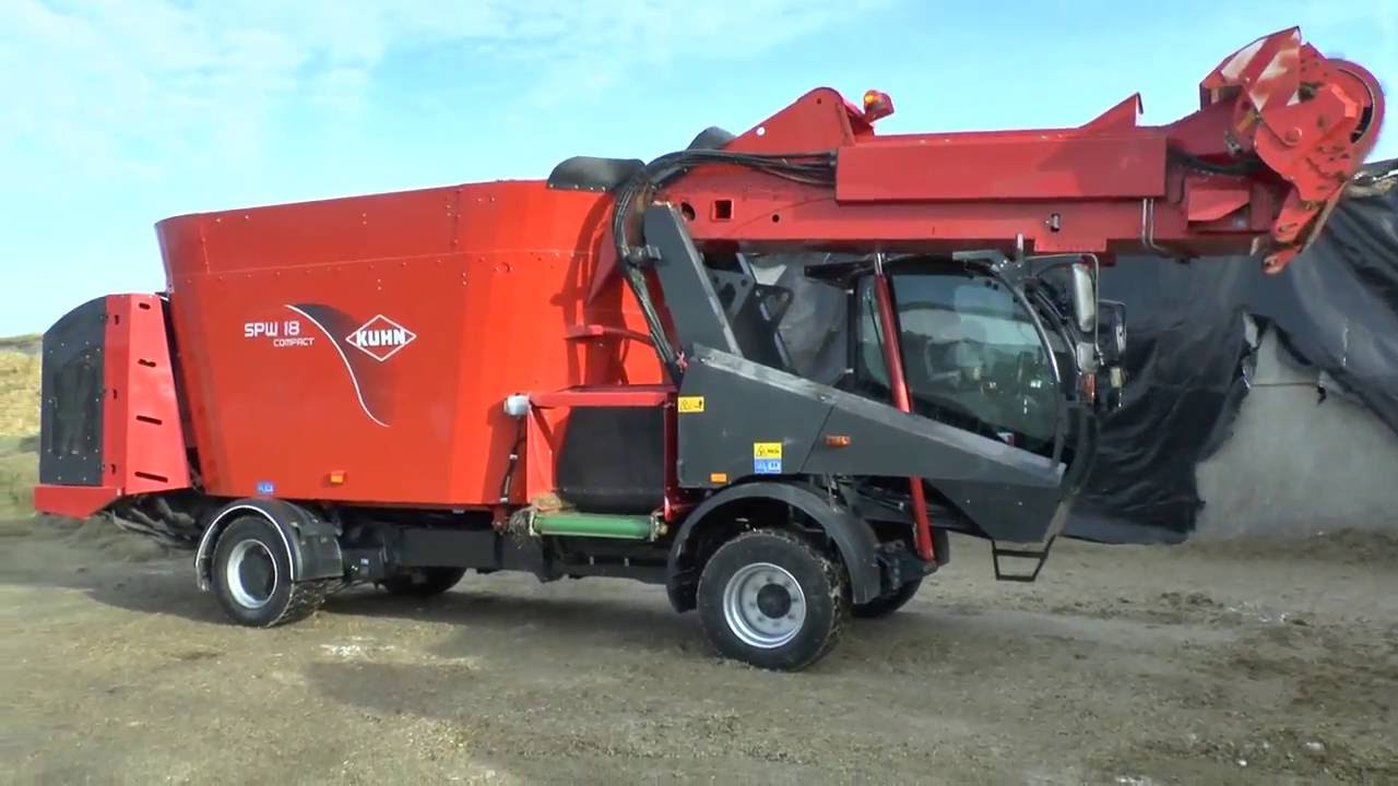 KUHN SPW-18 Self-propelled mixer-distributor / KUHN SPW-18 Самоходный кормосмеситель-раздатчик