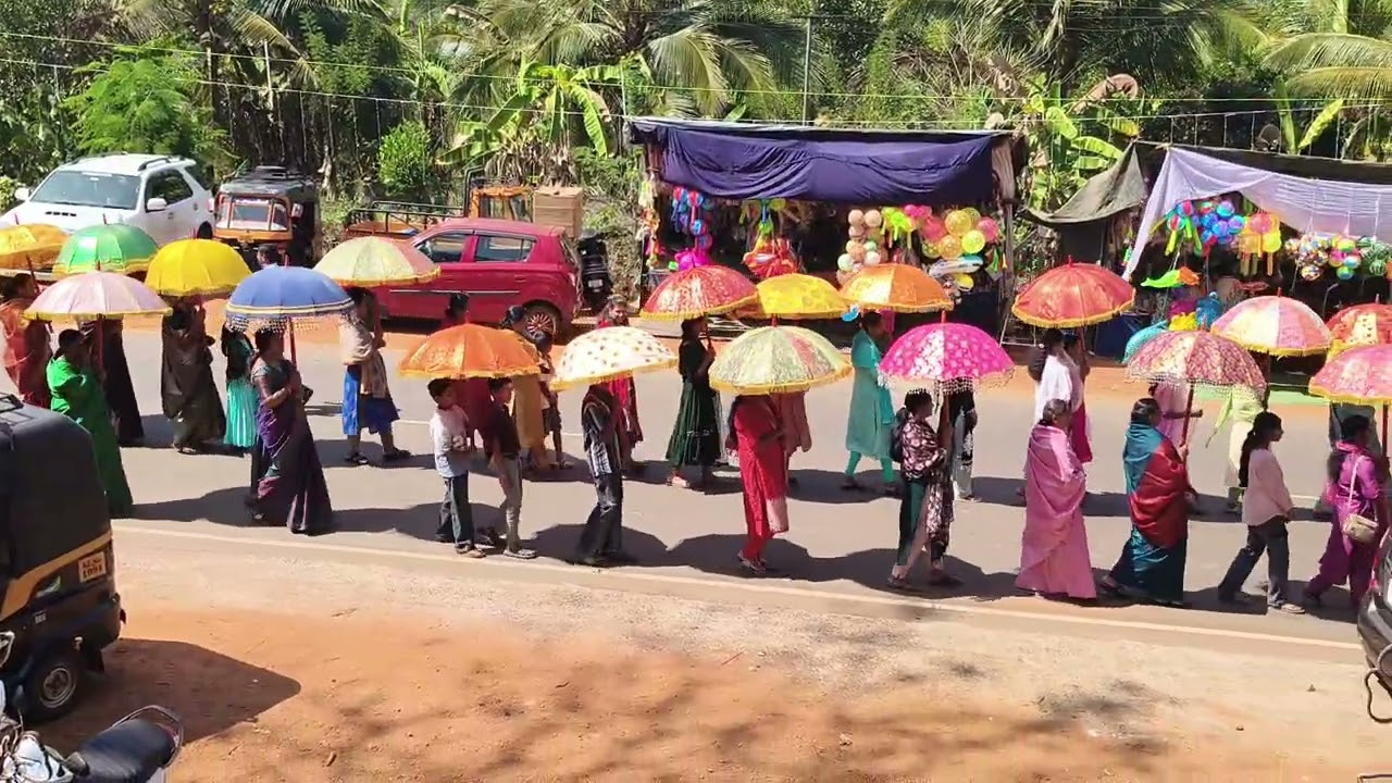 Syrian Catholic Church #Malabar #ചെറുപുഴ സെന്റ് മരീസ് ദേവാലയ തിരുനാൾ പ്രദക്ഷിണം #KANNUR-