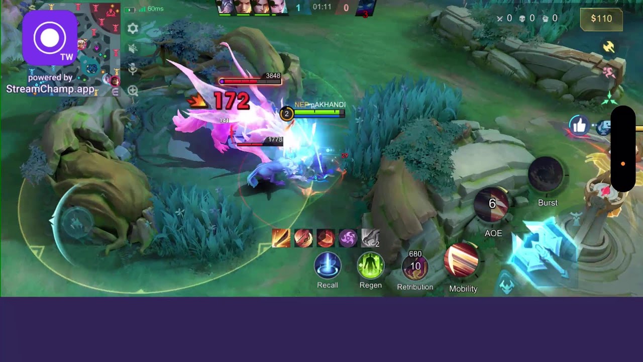 Broadcast powered by StreamChamp