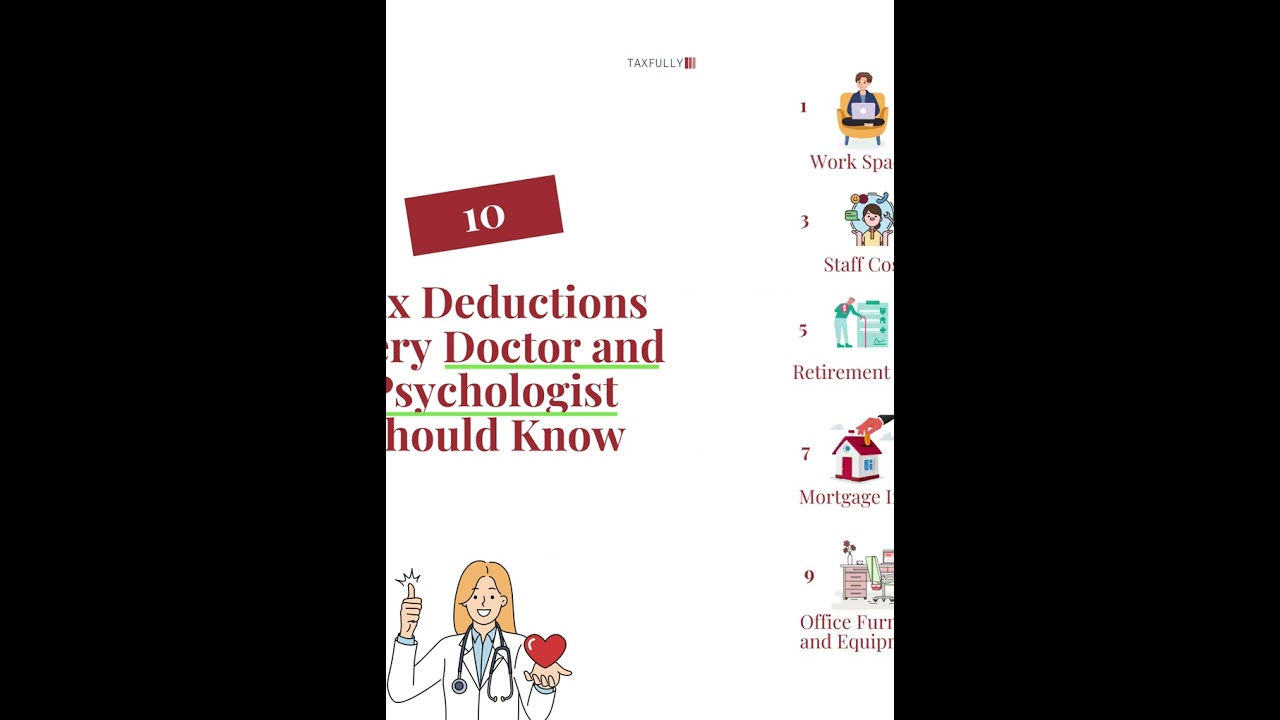 10 deductions for Doctors & Psychologist