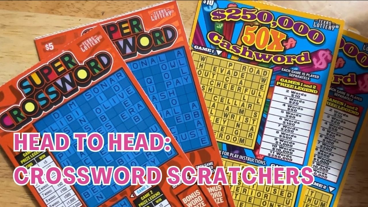 I Scratched a $5 vs $10 Crossword Scratch Off🎟️ | Super Crossword vs 50X Cashword