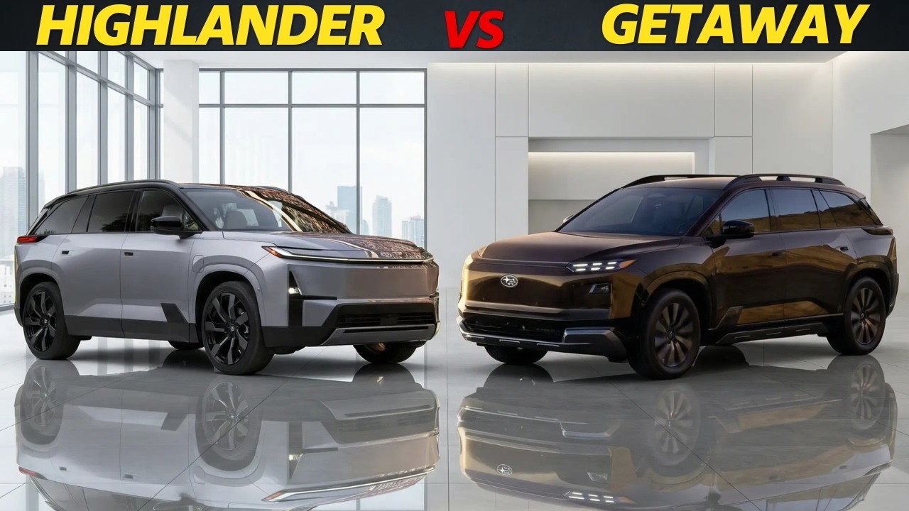 Subaru Getaway or Toyota Highlander EV? The Family Electric SUV Battle
