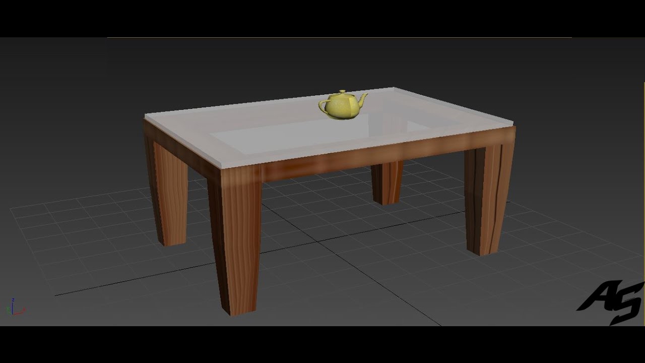 3Ds Max Tutorial - Making of Table.