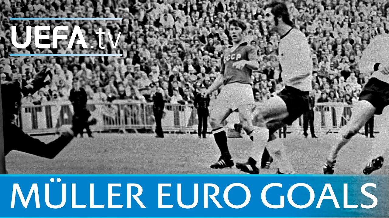 All of Gerd M&uuml;ller&rsquo;s goals at EURO 1972
