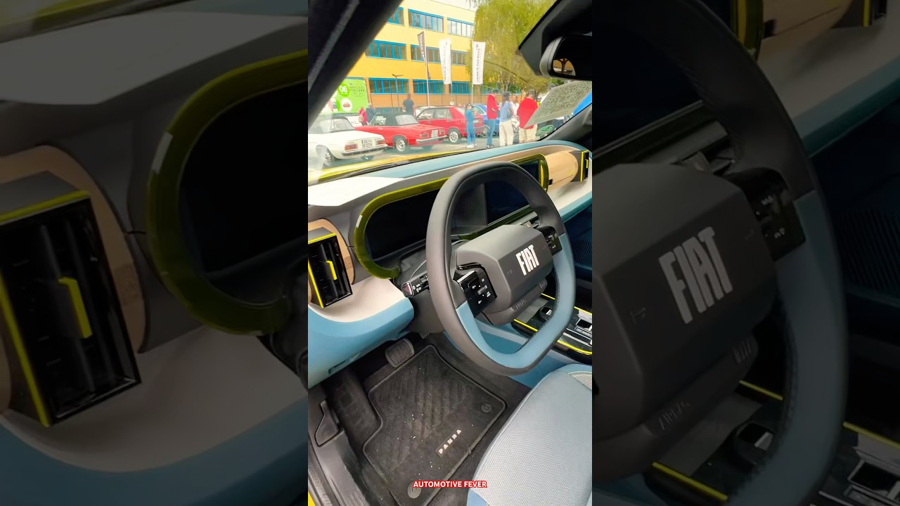 Fiat Grande Panda 2025, nice and beautiful inside out #fiat #fiatpanda #fiatpanda4x4 #electriccar